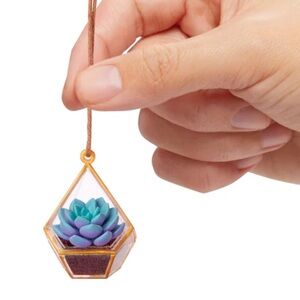MGA Miniverse Lifestyle Series 1 Mini Geometric Terrarium  with Succulent